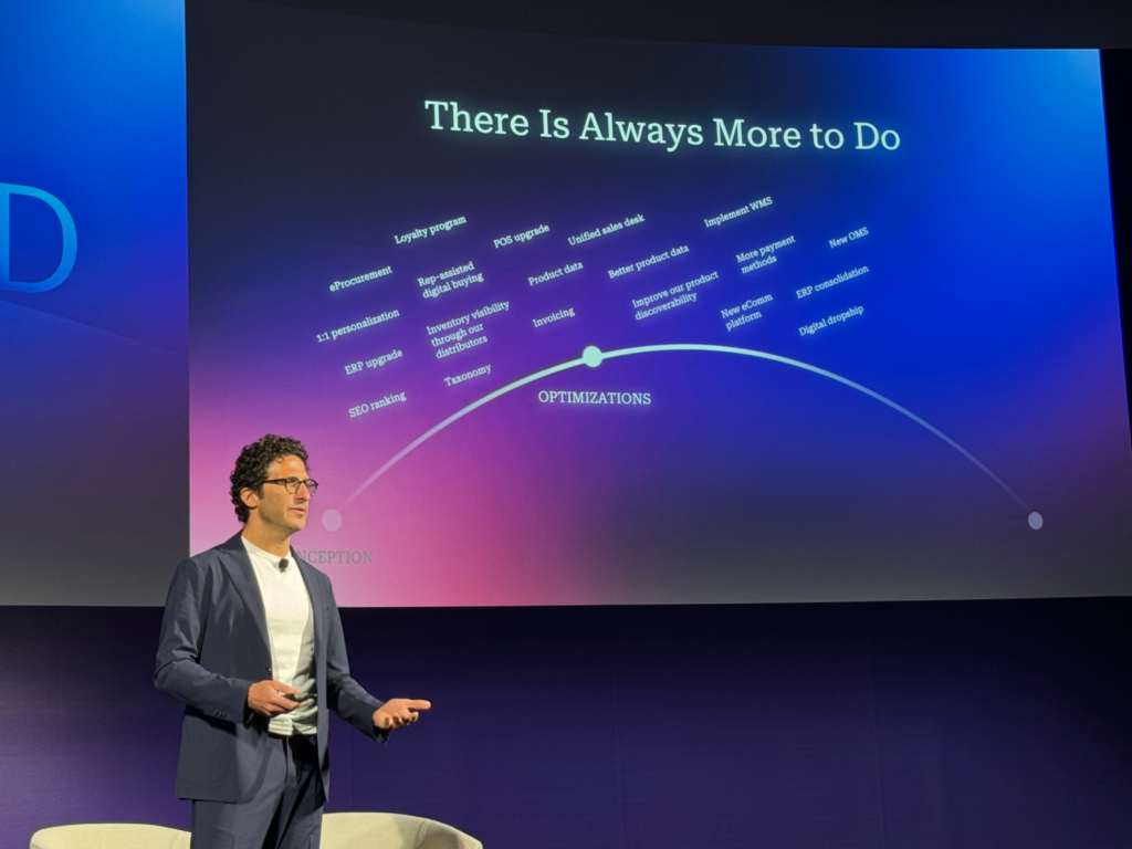 Adrien Nussenbaum speaks at Mirakl Summit NYC 2024